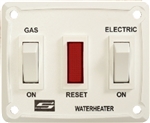 Suburban Interior Wall Switch For Gas-Electric DEL Water Heaters, White
