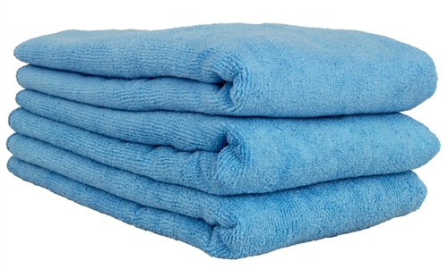 Chemical Guys MIC36303 Workhorse Microfiber Towels - 24" x 16" - Blue - 3 Pack
