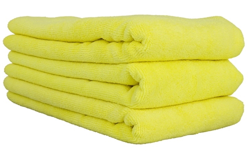 Chemical Guys MIC36503 Workhorse Microfiber Towels - 24" x 16" - Yellow - 3 Pack