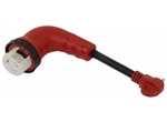 Mighty Cord A10-1550D90VP RV Power Cord Adapter 50 Amp Twist Lock Female to 15 Amp Male