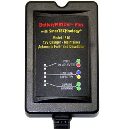 BatteryMINDer 1510-ODB 12 V 1.5 Amp On Board Maintenance Charger/Desulfator