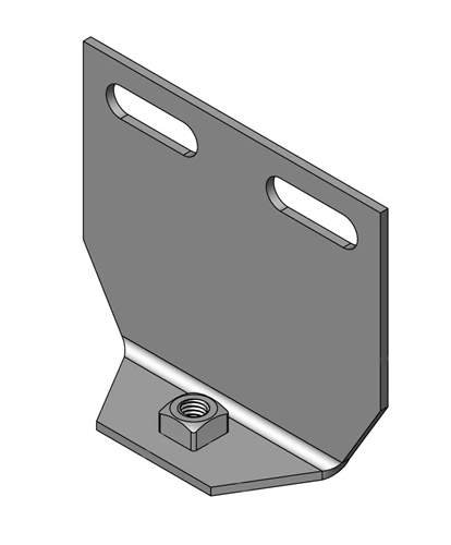 Lippert 159624 Standard Weld-On Head; Angle With Nut For Hydraulic Through Frame Slide-Out Assembly