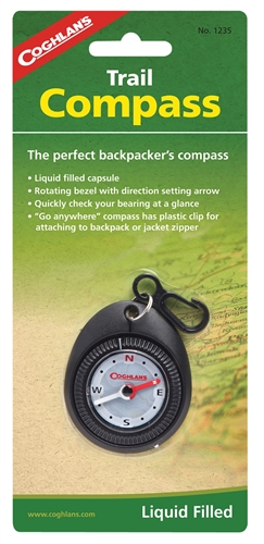 Coghlan's 1235 Clip-On Trail Compass