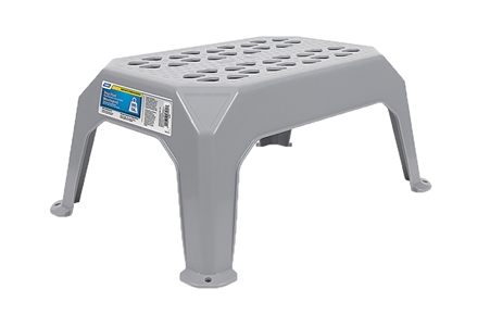 Camco 43460 Gray Plastic Step Stool - Small