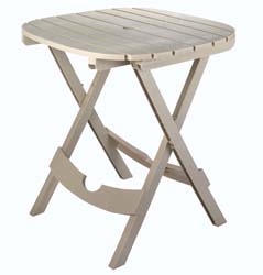 Adams 8550-23-3731 Quik Fold Cafe Table - Desert Clay