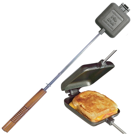 Rome Cast Iron Extra Large Square Pie Irons, Pack of 2 at