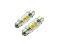 Ming's Mark 28 Lumens | Festoon Base | LED Bulb | 2 Pack
