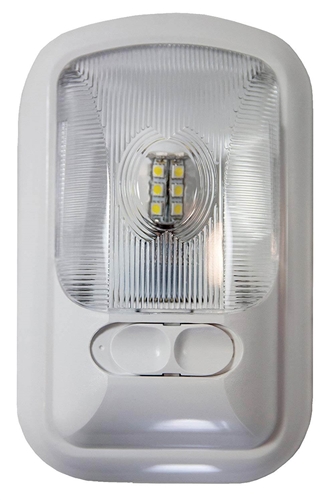 Arcon 20669 LED Euro-Style Light With Switch - Clear Lens - Bright White
