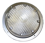 Arcon 20671 Round RV LED Porch Light - Clear Lens