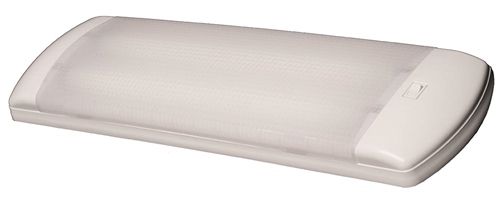 Arcon 13813 Double Tube Fluorescent Light With Switch - Clear Lens - 30 Watts