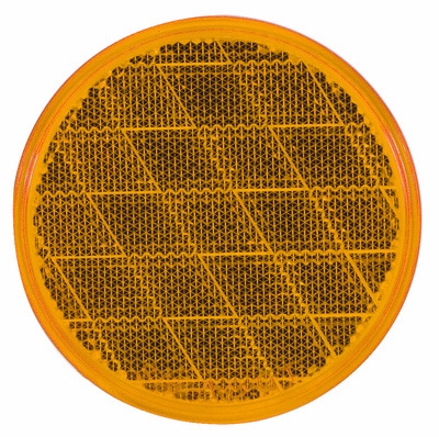 Optronics RE21ABP Round Reflector - Amber - 3"