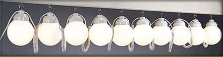 Polymer Products 16-01-00515 Globe String Lights- White
