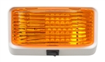 Valterra DG52725VP RV LED Porch Light With Switch - Amber Lens
