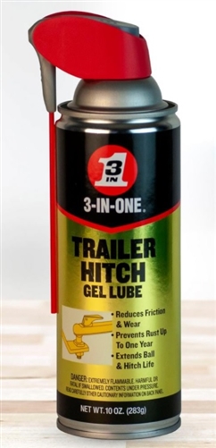WD40 12010 3-In-1 Trailer Hitch Gel Lubricant With Spray, 10 Oz