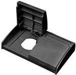 RV Designer AC Replacement Weatherproof Dual Outlet Cover - Black