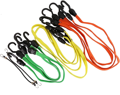 SmartStraps 215 Super Strong Multi-Color Bungee Cords - 10 Pack