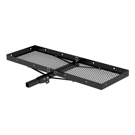 Curt 18121 2 Piece Tray Cargo Carrier With Folding Shank