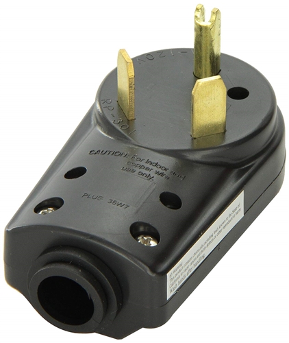 Voltec 16-00580 Replacement Plug Connector - Male - 30 Amp