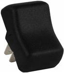 JR Products 12255 Multi-Purpose Single Rocker Switch - Black