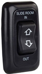 JR Products 12285 RV Slide Out Switch Momentary On/Off - Black