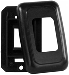 JR Products 12305 RV Single Switch Base & Face Plate - Black