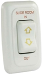 JR Products 12075 RV Slide Out Switch Momentary On/Off - White