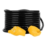 Camco 55197 PowerGrip 50' 30 Amp Extension Cord With Carry Strap