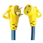 Voltec RV Extension Cord EZee Grip - 50 Ft - 30/30 Amp
