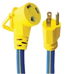 Voltec Ezee Grip RV Adapter - 15/30 Amp Male To Female