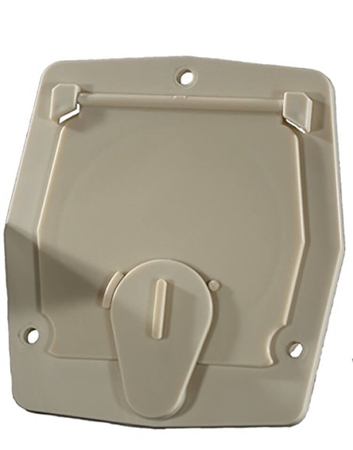 RV Designer B142 Basic Electrical Cable Hatch - Colonial White