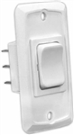 JR Products Multi-Purpose Single Rocker Mom-On/Off/Mom-On Switch - White