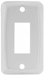 JR Products 12845 RV Single Switch Face Plate - White