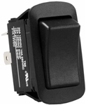 JR Products 13795 Multi-Purpose Single Rocker Switch - Black