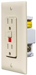 RV Designer S803 AC GFCI Dual Outlet With Ivory Cover Plate