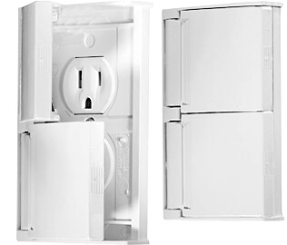 RV Designer S905 AC Weatherproof Dual Outlet - White