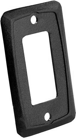 JR Products 13935 RV Single Switch Face Plate - Black