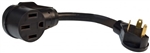 Valterra Mighty Cord 50AF-30AM Adapter Cable for RV - 12"