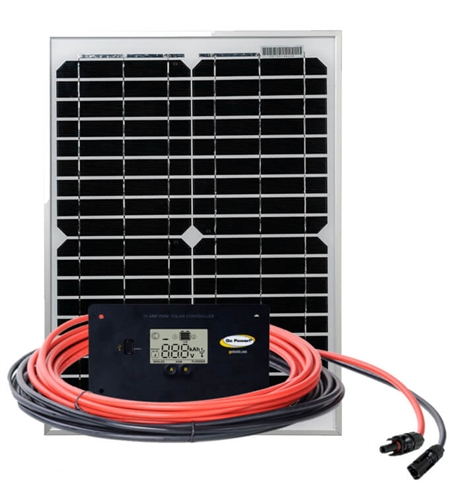 Go Power GP-ECO-20 Solar Charging Kit - 20 Watt