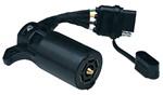 Husky Towing 13170 7-Way Blade To 4-Way Flat Trailer Wiring Adapter