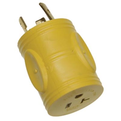 Arcon 11827 Round 30 Ampere L5-30 X 5-20 Power Cord Adapter
