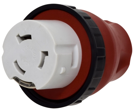 Valterra A10-1550DA Detachable 15A-50A Adapter Plug - Red