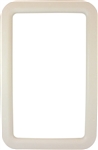 Valterra A77007 RV Entry Door Exterior Window Frame For 12" x 21" Glass - Ivory