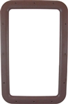 Valterra A77013 RV Entry Door Interior Window Frame For 12" x 21" Glass - Brown