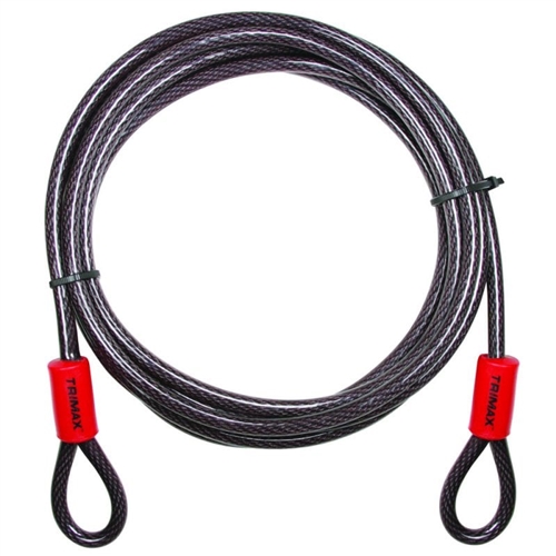 Trimax TDL1510 Trimaflex Dual Loop Security Cable - 15 Ft