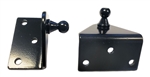 JR Products BR-1060 Gas Spring L-Shaped Angled Mounting Brackets
