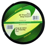 JR Products 10061 Premium Vinyl Insert - 50' x 1" - Black