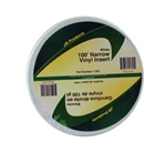 JR Products 11301 Narrow Vinyl Insert - 100' x 3/4" - White