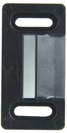 Lippert 20-1541 RV entry screen door frame striker, durable plastic construction, 1-5/8 inch hole spacing, made in USA replacement for LCI screen door latch