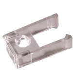 RV Designer A135 Clear Glide Tape End Caps - 2 Pack