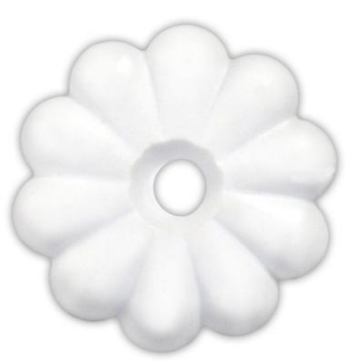 JR Products 20455 Ceiling Panel Rosettes - White - 14 Ct